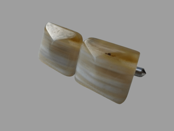 NIETUZINKOWE SPINKI DO MANKIETÓW KRZEMIEŃ PASIASTY - obrazek 2