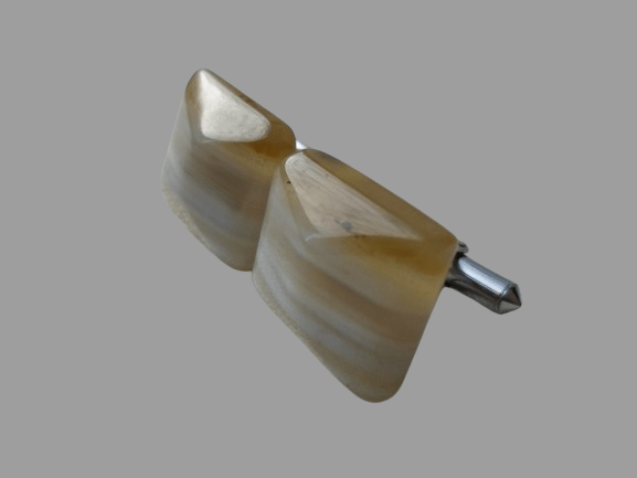 NIETUZINKOWE SPINKI DO MANKIETÓW KRZEMIEŃ PASIASTY - obrazek 3