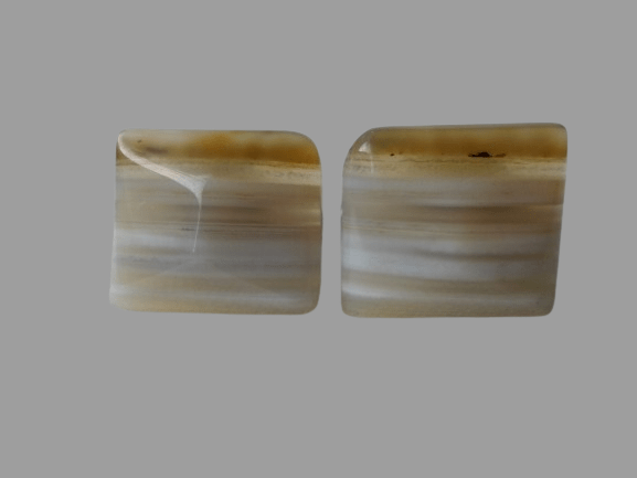 NIETUZINKOWE SPINKI DO MANKIETÓW KRZEMIEŃ PASIASTY - obrazek 5