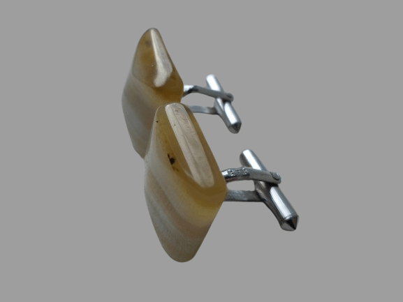 NIETUZINKOWE SPINKI DO MANKIETÓW KRZEMIEŃ PASIASTY - obrazek 6