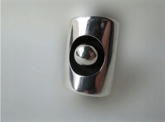 POLSKA BIŻUTERIA RETRO PIERŚCIONEK SREBRO 925 - obrazek 2