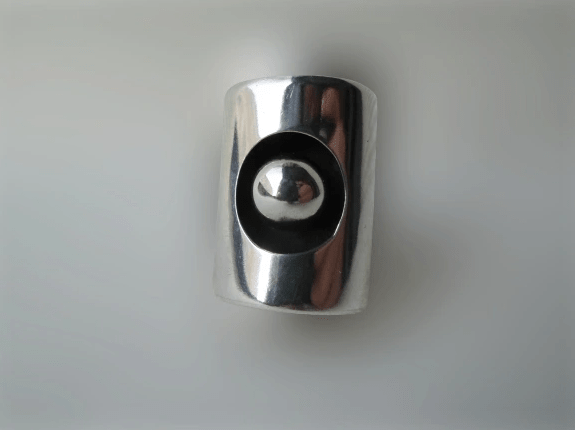 POLSKA BIŻUTERIA RETRO PIERŚCIONEK SREBRO 925 - obrazek 3