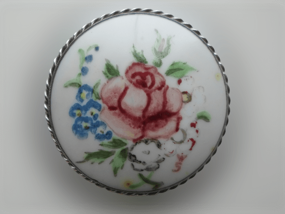 broszka, srebro, retro, styl retro, moda retro, moda damska, vintage, styl vintage, rękodzieło artystyczne,