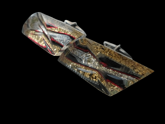 MIRAGE WYJĄTKOWE SPINKI DO MANKIETÓW LATA 60-te - obrazek 4