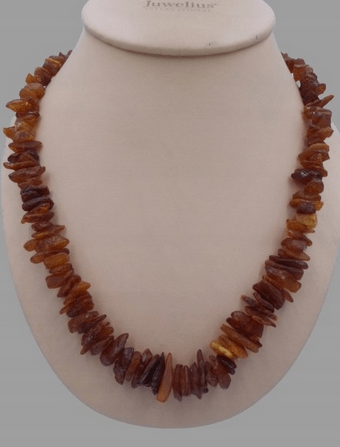 naszyjnik z bursztynu