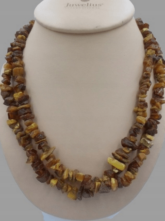 naszyjnik z bursztynu