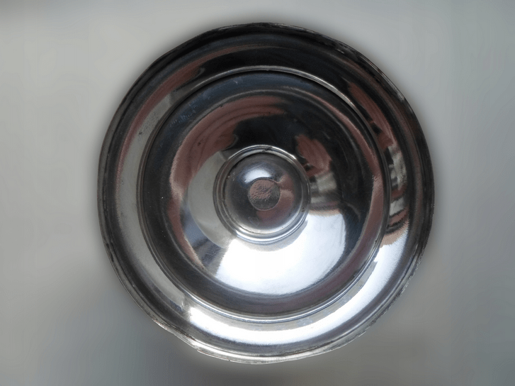 POSREBRZANA CUKIERNICA CIEKAWA FORMA ART DECO - obrazek 6