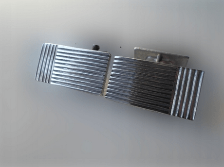 BIŻUTERIA RETRO SPINKI DO MANKIETÓW SREBRO - obrazek 2