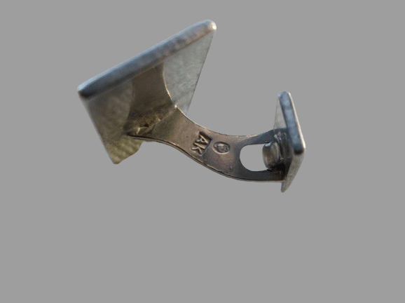 BIŻUTERIA RETRO SPINKI DO MANKIETÓW SREBRO - obrazek 7