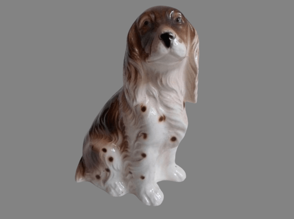 figurka pieska z porcelany