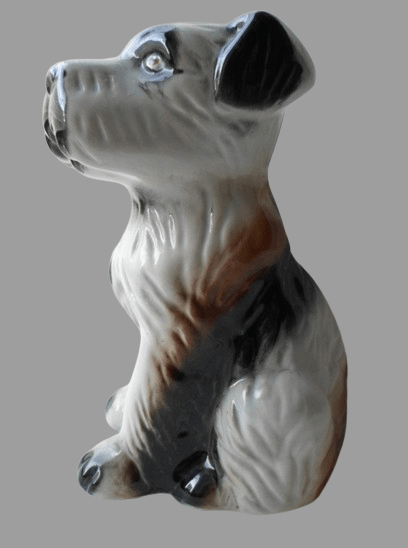 FOX FIGURKA PIESKA Z PORCELANY - obrazek 3