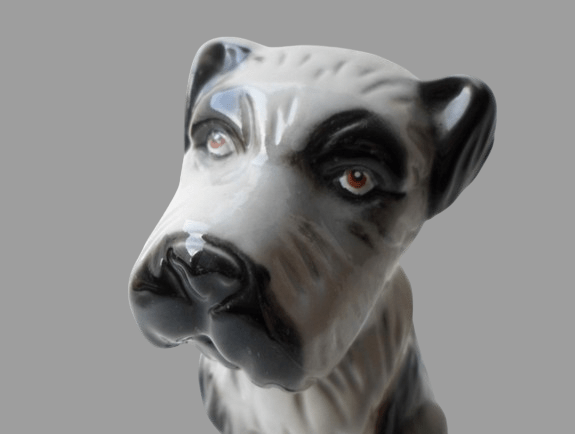 FOX FIGURKA PIESKA Z PORCELANY - obrazek 5