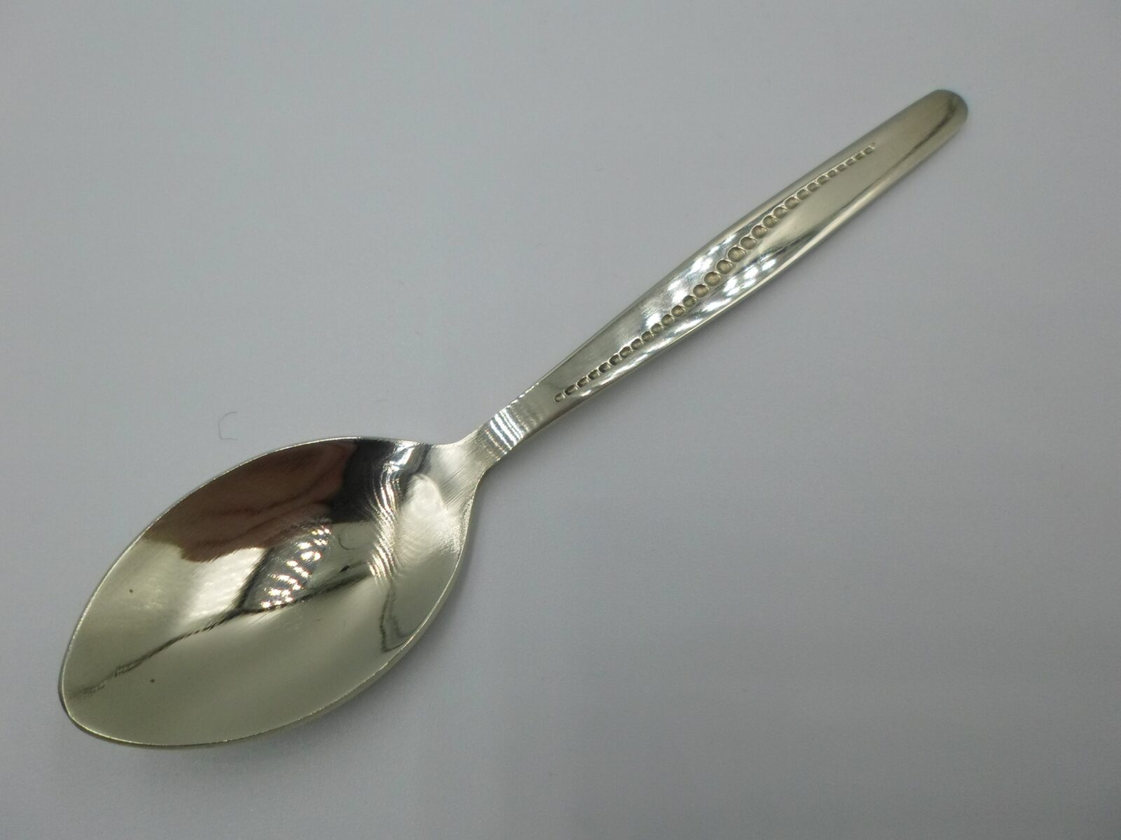 KOMPLET 6 POSREBRZANYCH ŁYŻECZEK Z EPOKI PRL-u - obrazek 3