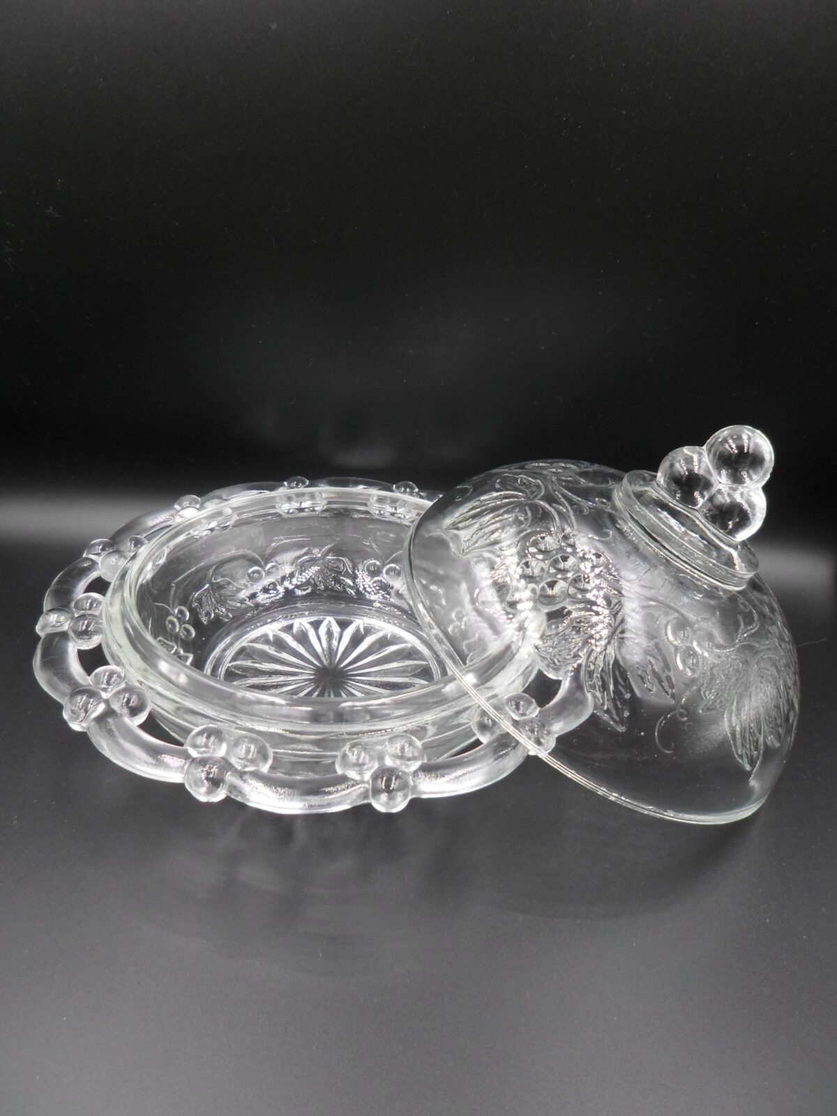 DUŻA MASELNICZKA MODERN STYLE SZKŁO - obrazek 2