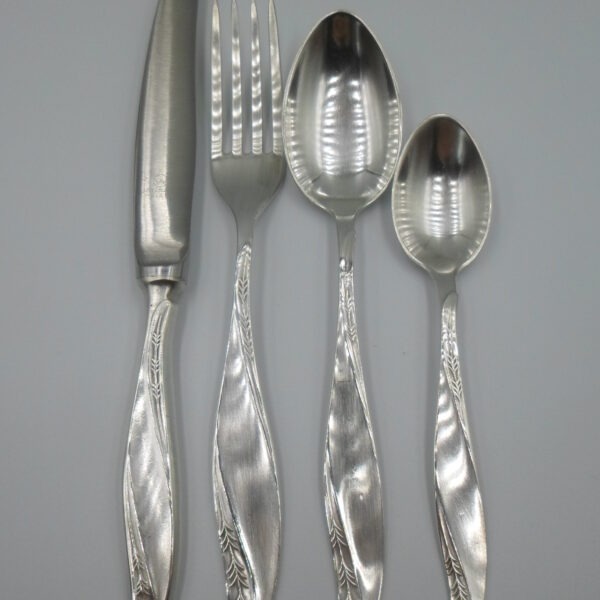 hefra posrebrzany komplet sztućców