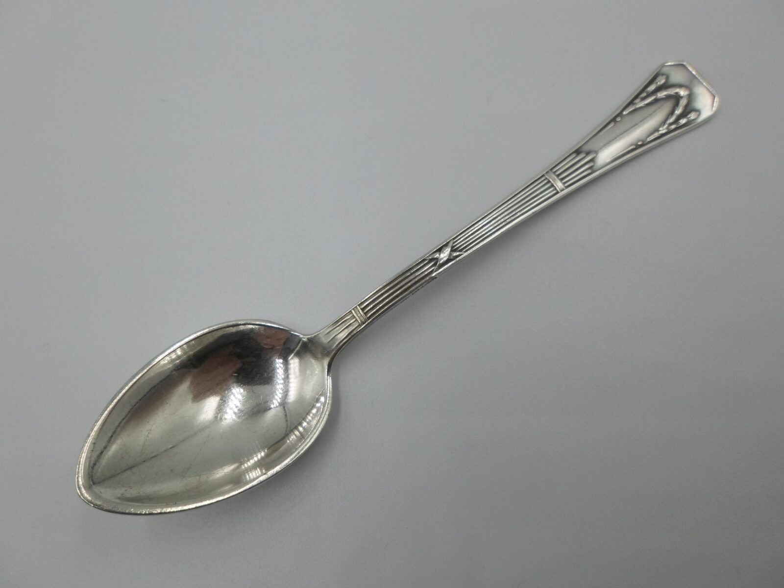 POSREBRZANE ŁYŻECZKI WZÓR RZYMSKI KOMPLET 6 SZTUK - obrazek 3