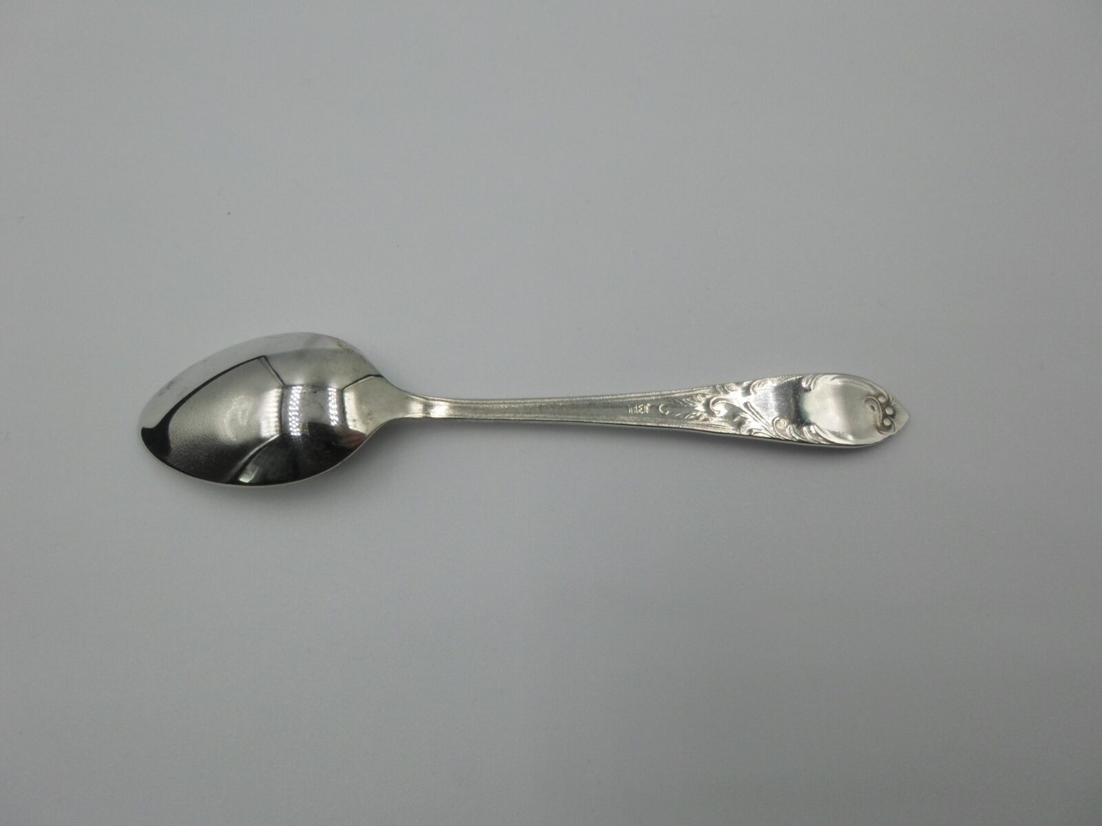 POSREBRZANE ŁYŻECZKI Z PRL-u KOMPLET 6 SZTUK - obrazek 5