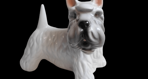 figurka pieska sznaucer