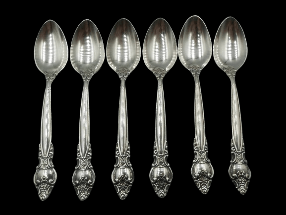 posrebrzane łyżeczki