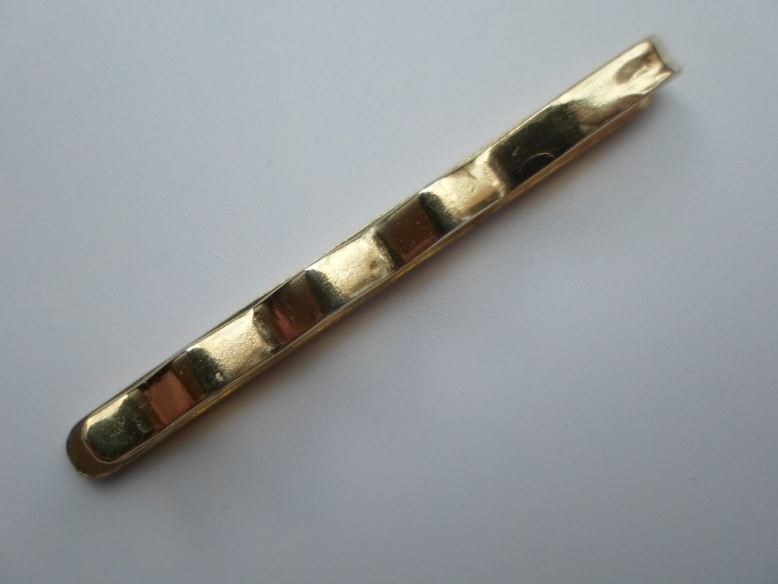 ELEGANCKA SPINKA DO KRAWATA SREBRO POZŁACANE - obrazek 2