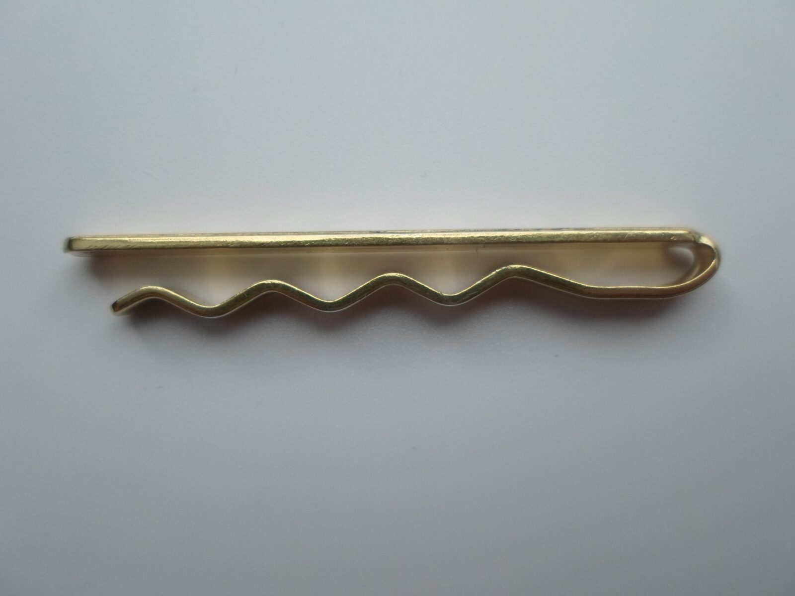 ELEGANCKA SPINKA DO KRAWATA SREBRO POZŁACANE - obrazek 3