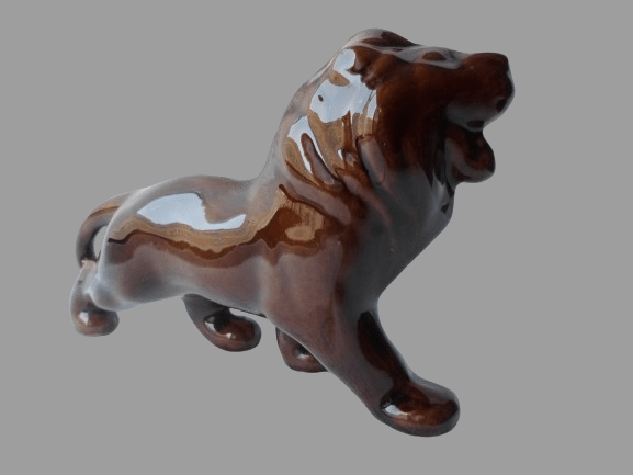 LEW KULTOWA FIGURKA Z EPOKI PRL-u PORCELIT - obrazek 4