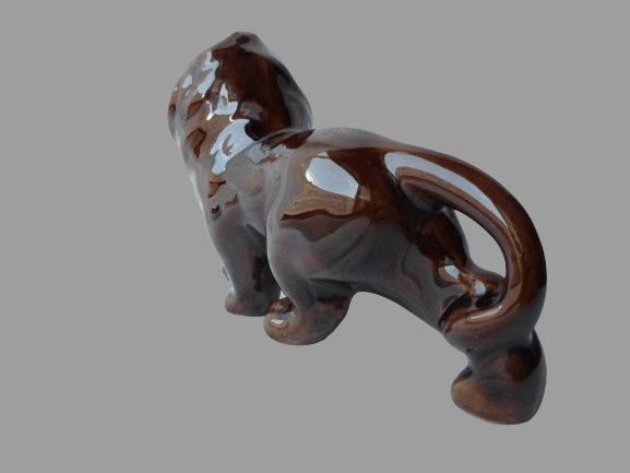 LEW KULTOWA FIGURKA Z EPOKI PRL-u PORCELIT - obrazek 6