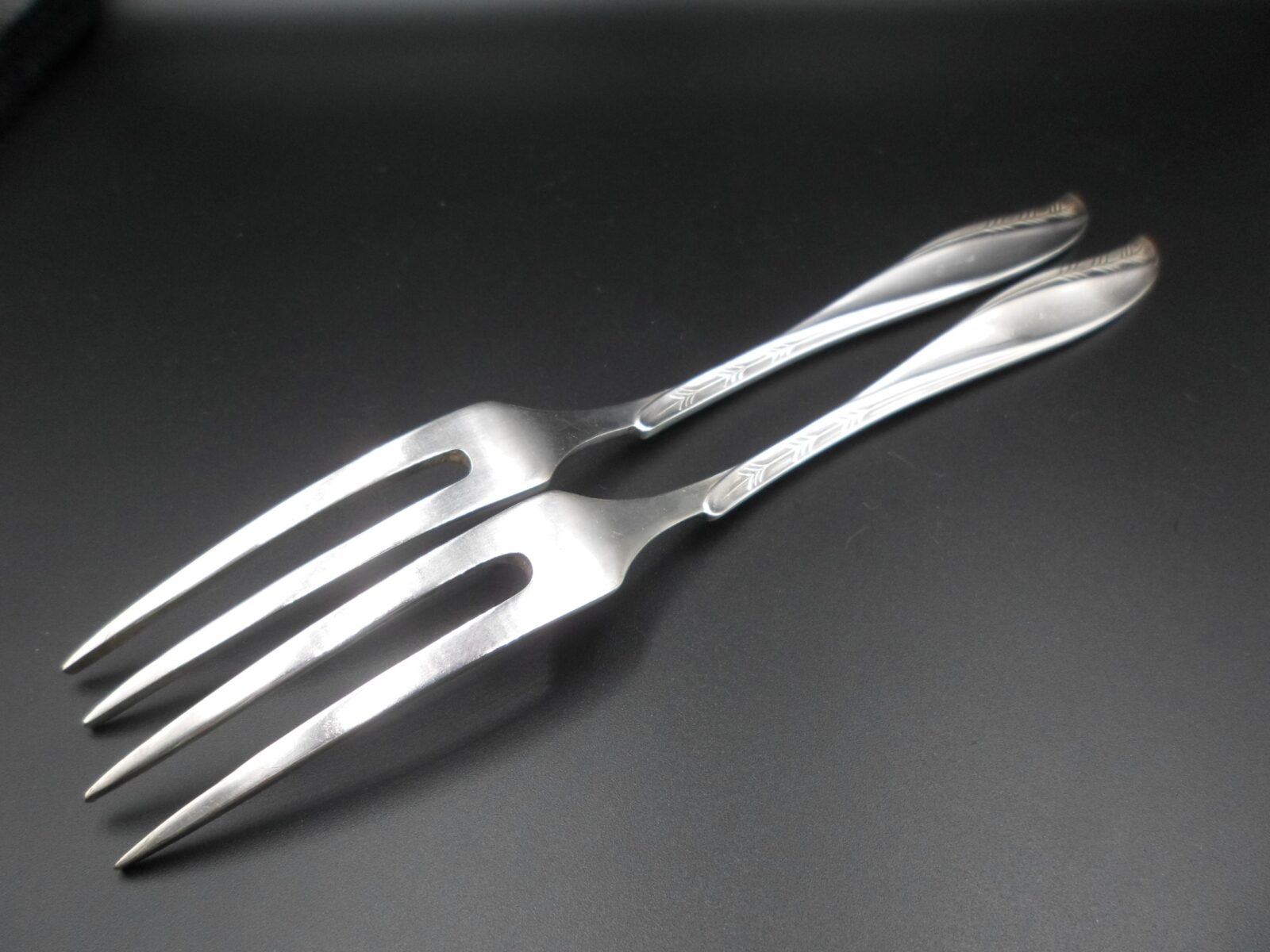 HEFRA POSREBRZANE WIDELCE SERWINGOWE MODEL AMERYKAŃSKI - obrazek 2