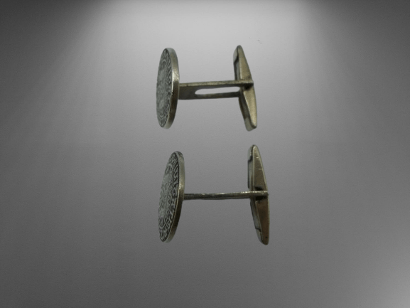 UNIKATOWE SPINKI DO MANKIETÓW Z HERBEM M. POZNANIA LATA 70-te - obrazek 5