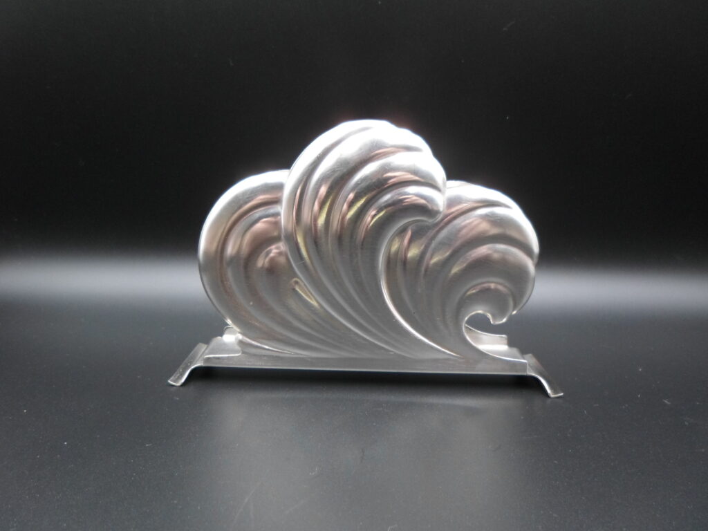 posrebrzany serwetnik