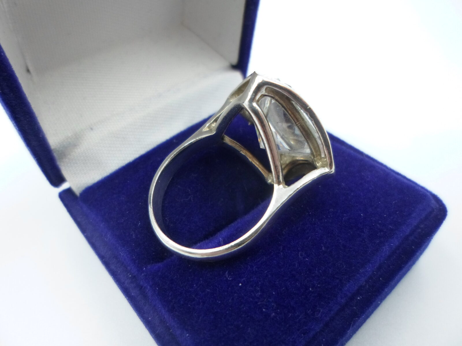 PIERŚCIONEK RETRO Z KRYSZTAŁEM GÓRSKIM SREBRO 925 - obrazek 5