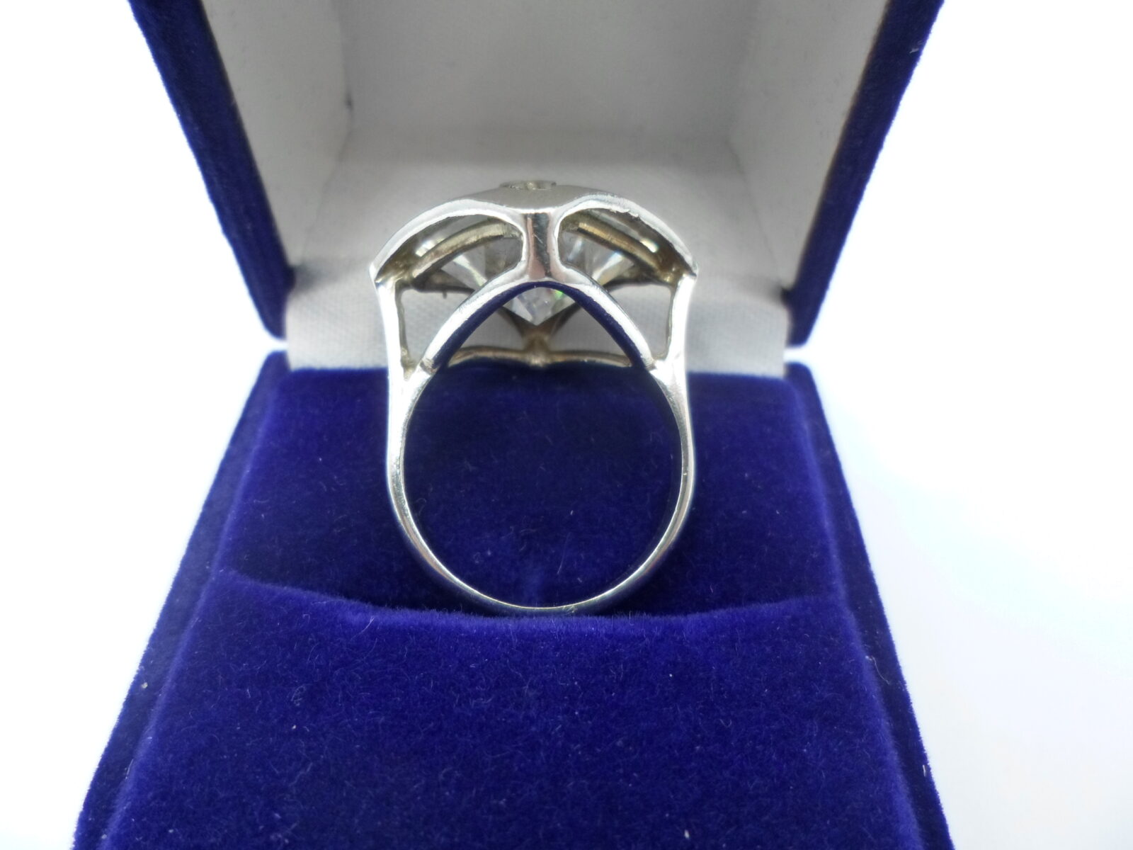 PIERŚCIONEK RETRO Z KRYSZTAŁEM GÓRSKIM SREBRO 925 - obrazek 6