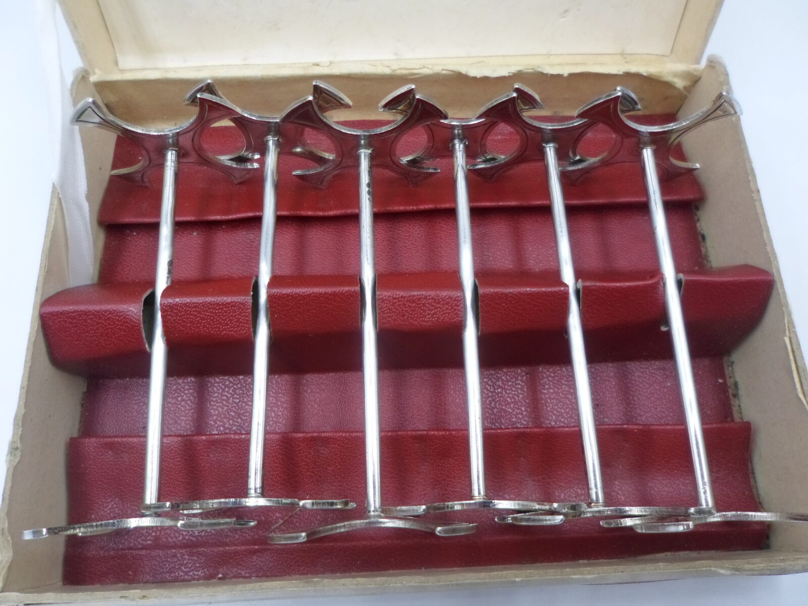 POSREBRZANE KOZIOŁKI PODSTAWKI POD SZTUĆCE 1980 - obrazek 3