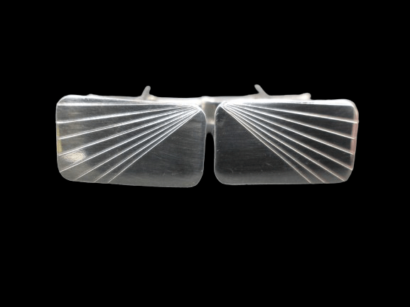 SREBRNE SPINKI DO MANKIETÓW W STYLU RETRO – DODAJ CHARAKTERU SWOJEJ STYLIZACJI - obrazek 4