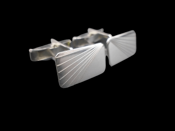 SREBRNE SPINKI DO MANKIETÓW W STYLU RETRO – DODAJ CHARAKTERU SWOJEJ STYLIZACJI - obrazek 5