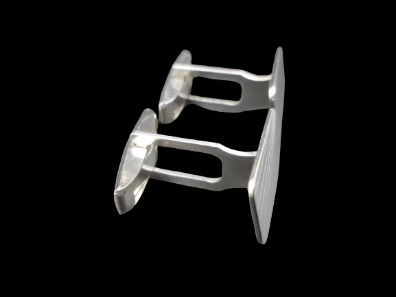 SREBRNE SPINKI DO MANKIETÓW W STYLU RETRO – DODAJ CHARAKTERU SWOJEJ STYLIZACJI - obrazek 6