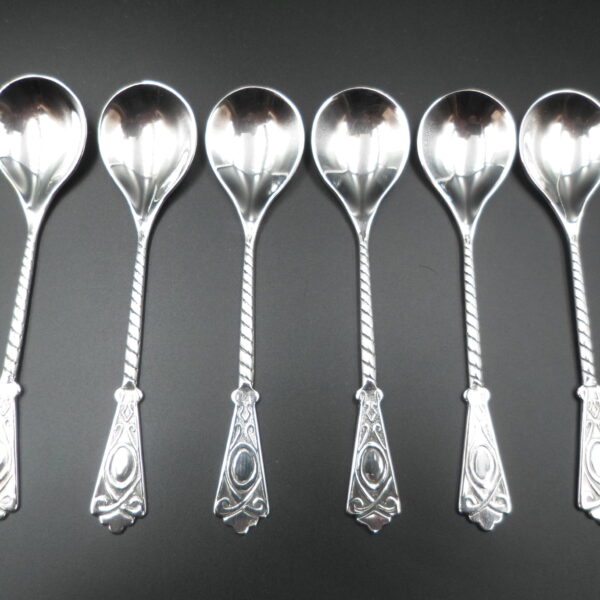 posrebrzane łyżeczki do kawy herbaty