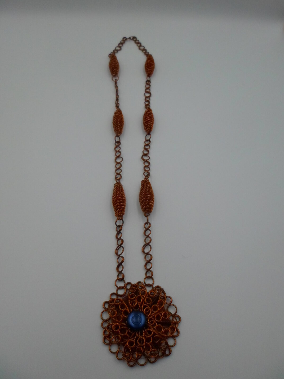 KULTOWY NASZYJNIK Z OCZKIEM DESIGN LATA 70-te - obrazek 3