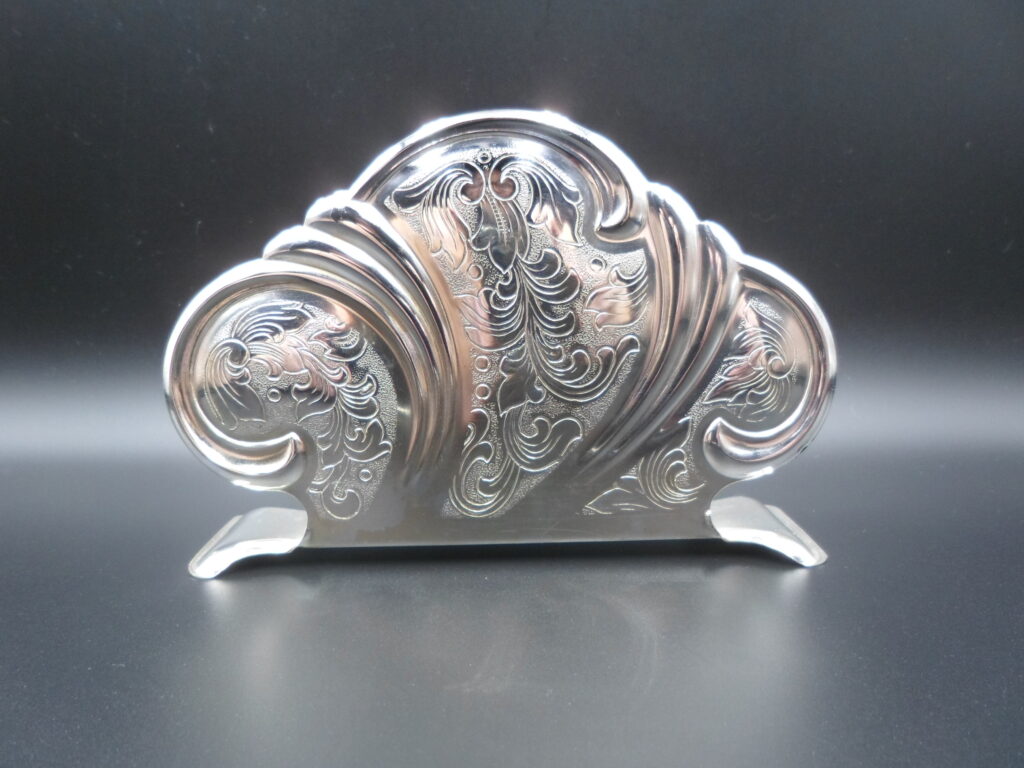 posrebrzany serwetnik