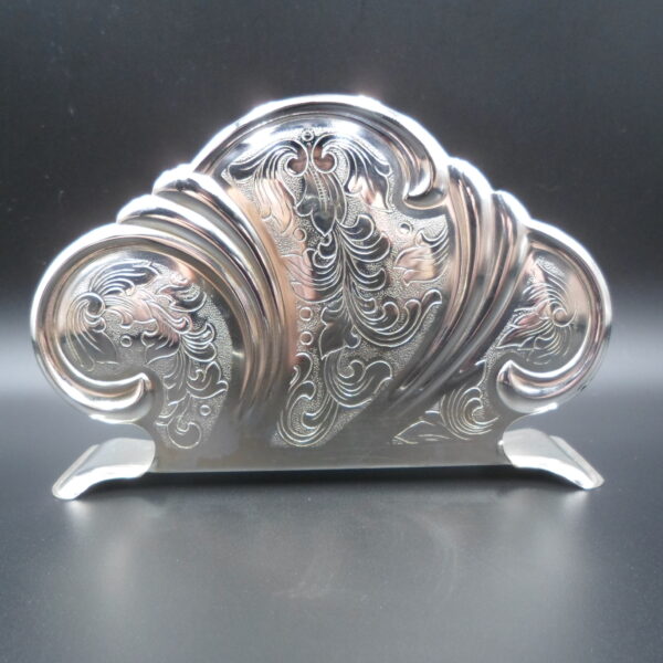 posrebrzany serwetnik