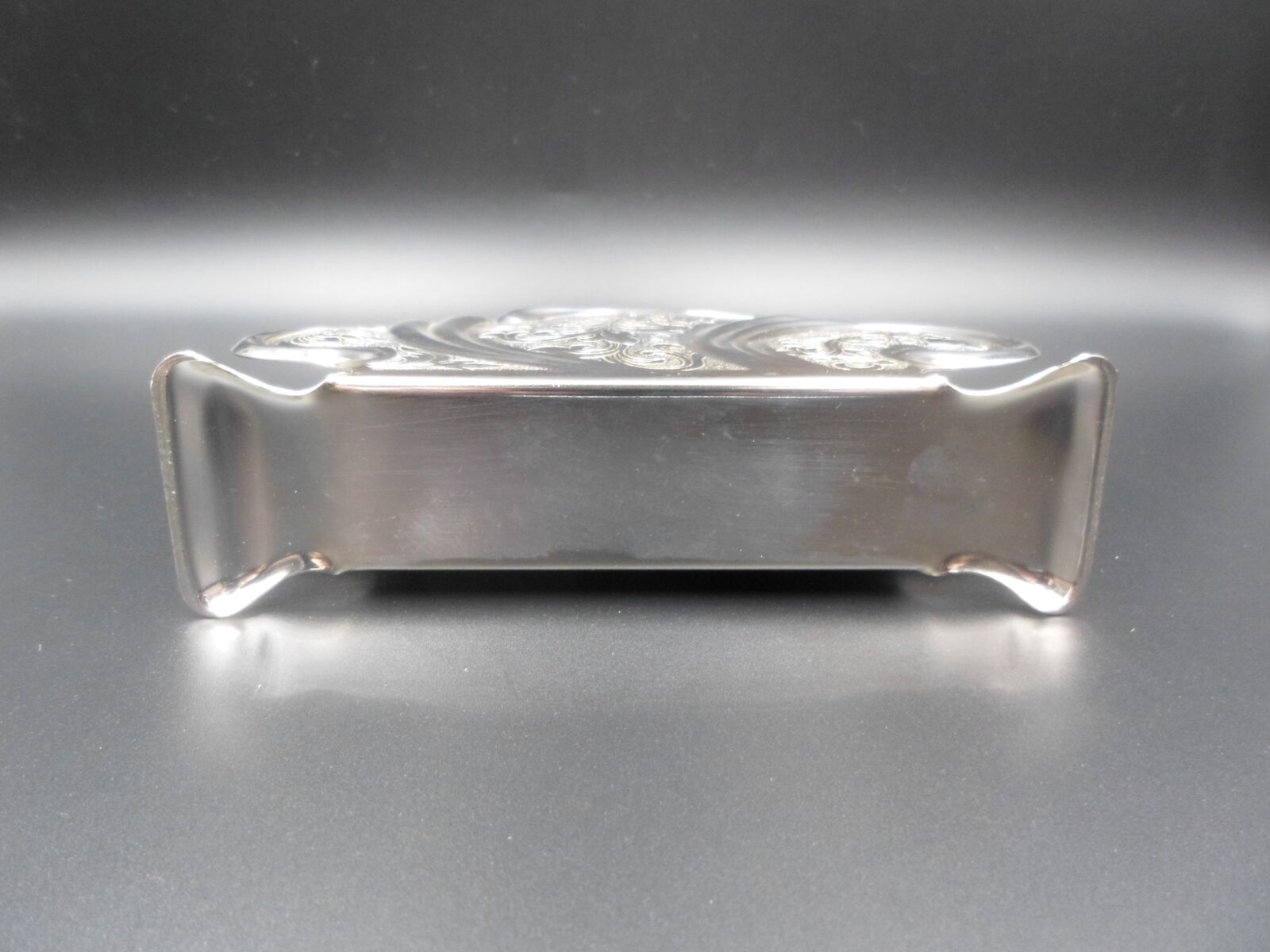 POSREBRZANY SERWETNIK W STYLU SECESYJNYM - obrazek 6