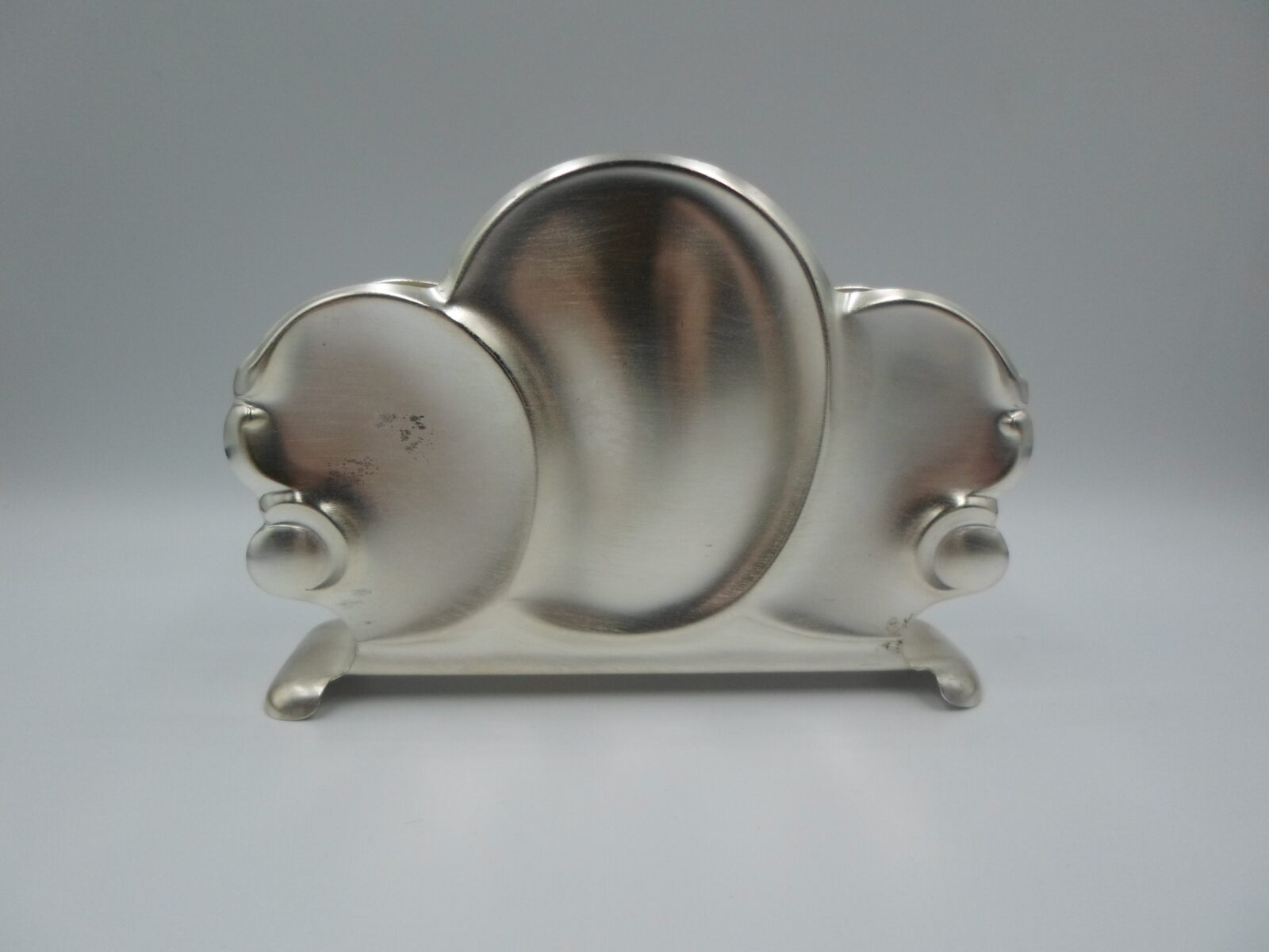 POSREBRZANY SERWETNIK RETRO PIĘKNA FORMA ART DECO - obrazek 2