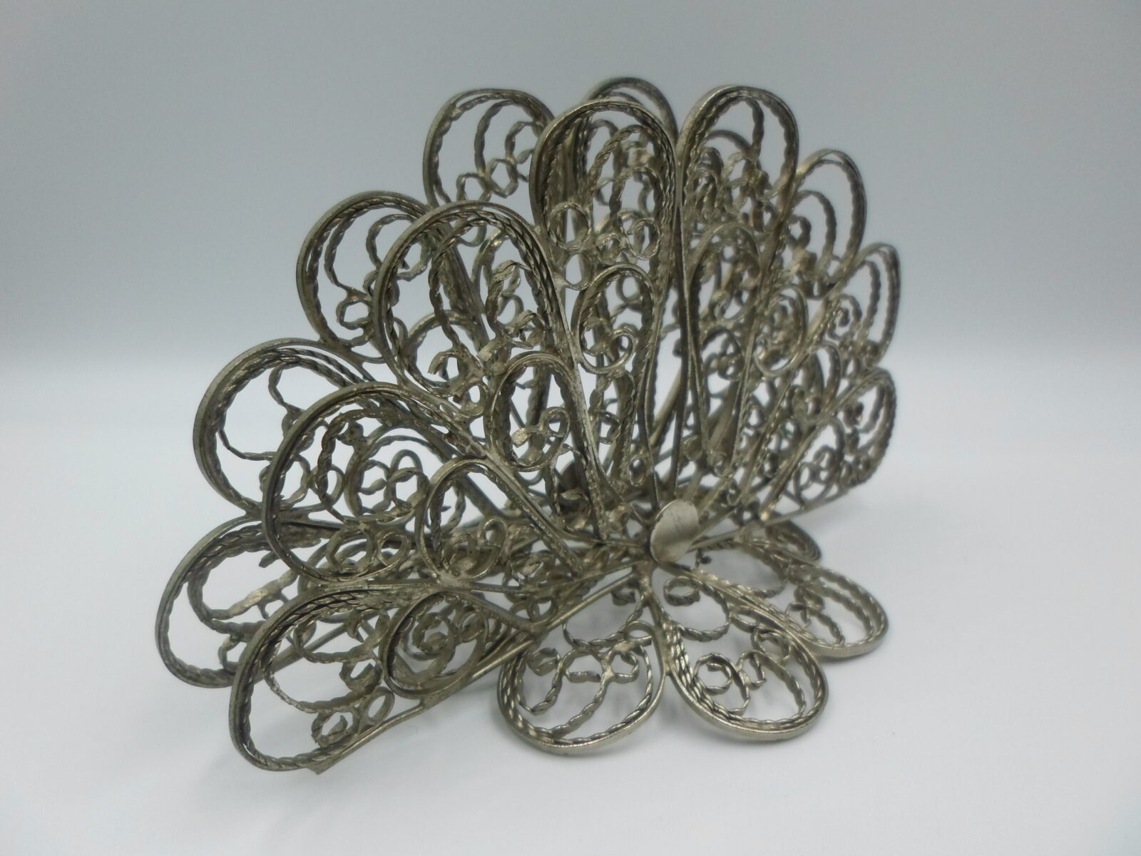 AŻUROWY SERWETNIK Z EPOKI PRL FILIGRAN - obrazek 2