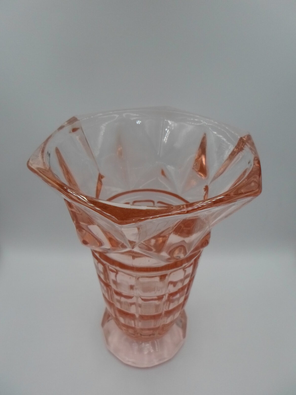 WAZON SZKŁO ROZALINOWE HSG ZĄBKOWICE NR KAT. 2087 - obrazek 3