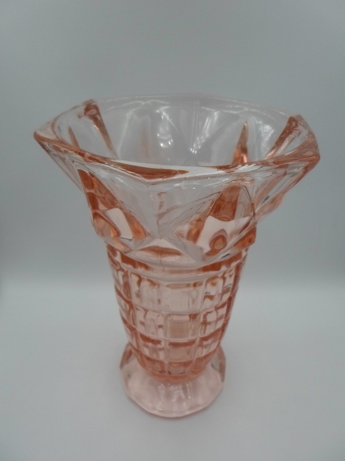 WAZON SZKŁO ROZALINOWE HSG ZĄBKOWICE NR KAT. 2087 - obrazek 4