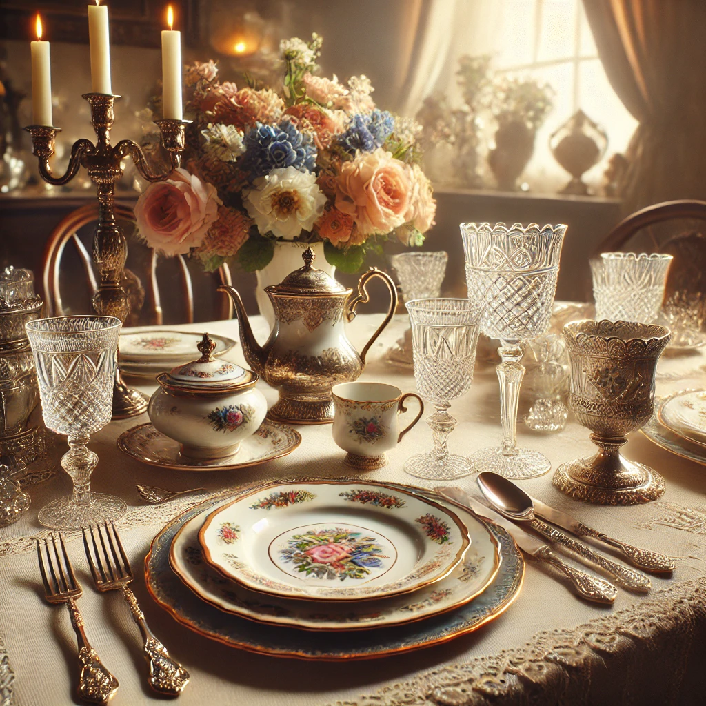 galanteria stołowa retro