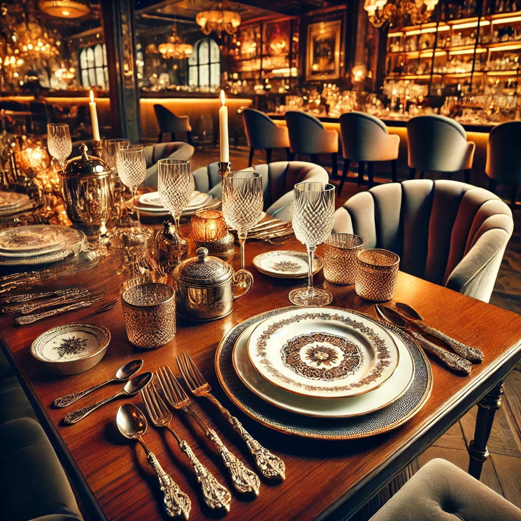 galanteria stołowa retro