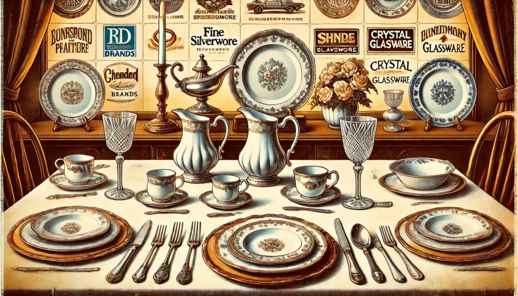 galanteria stołowa retro