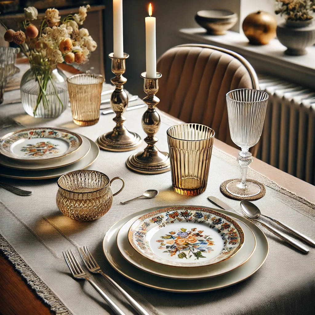 galanteria stołowa retro