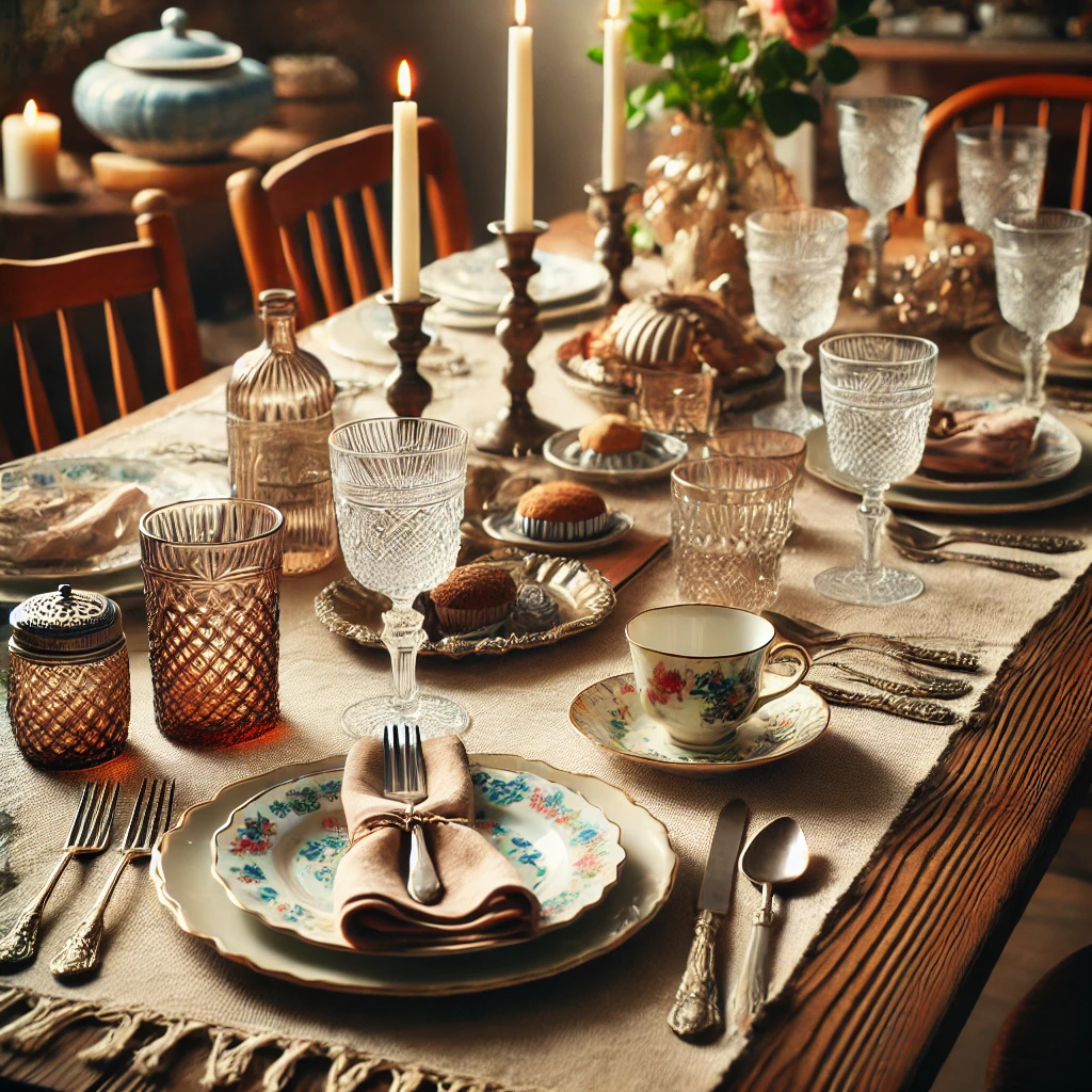 galanteria stołowa retro